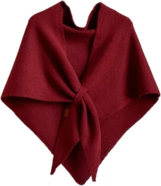 Winter Knitted Shawl Wraps for Women
